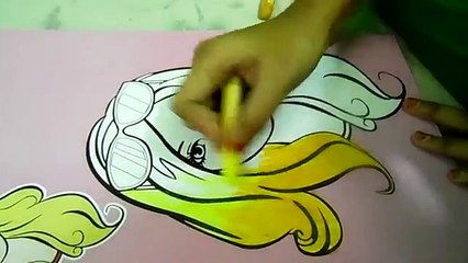 Disney's Barbie Coloring Pages for the babies 02