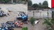 Flash flooding kills young girl, washes away scooters in Indonesia