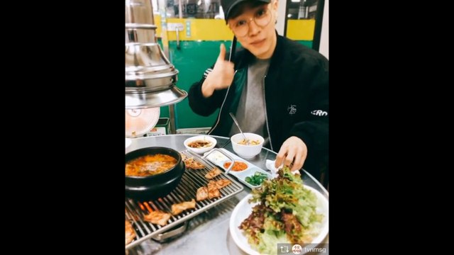 170228 tvnmsg Instagram Update with Gikwang