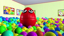 Новый мячиками Показать 3D Игровая комната для детей, чтобы узнать цвета с Giant яиц с сюрпризом шары, вертолеты