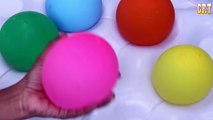 Играть и изучать цвета шары воды детские стишки || палец семья коллекция для детей