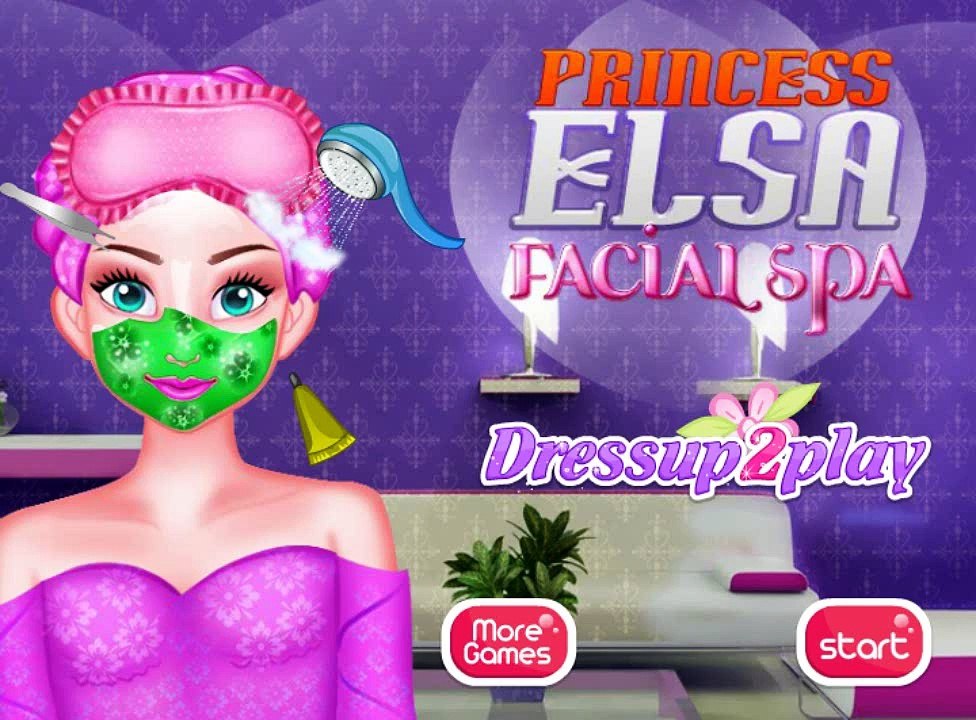 Princess Elsa Facial Spa - Disney princess Frozen - Game for Little Girls