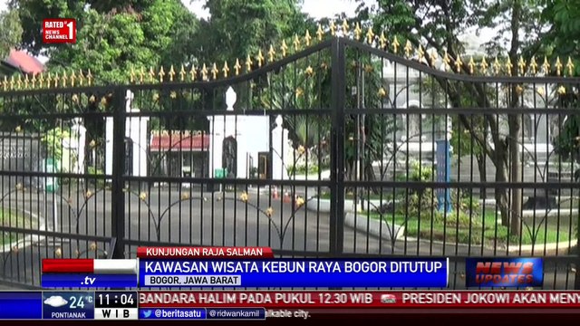 Sambut Raja Salman, Kebun Raya Bogor Ditutup Sementara