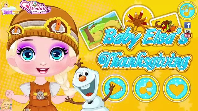 День Благодарения у Эльзы и Олафа.Мультики для детей