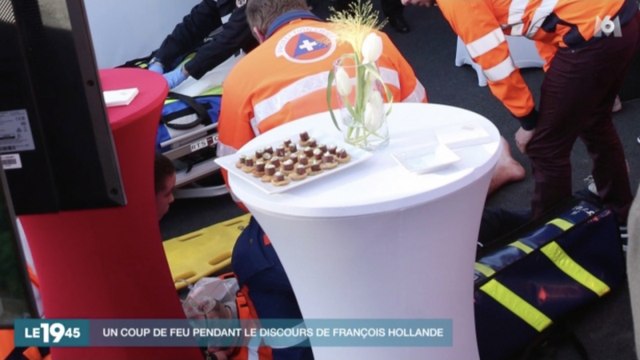 [Zap Actu] Coup de feu accidentel durant le discours de François Hollande (01/03/17)