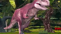 Los Dinosaurios De Dibujos Animados De Películas De Corto | Grandes Dinosaurios Cortometraje Niños | Dedo De La Familia De Mega Col