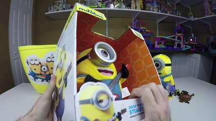 Mega GIANT Play-Doh Minion Bob Surprise Egg Head! Toys Candy Pool Party + Shrinking HobbyK