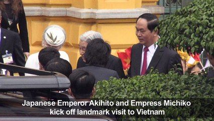 Japanese royals meet Vietnam president on landmark visit