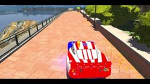 Goofy Ride Lightning McQueen USA Cars ♫ Nursery Ryhmes ♫ | Songs for Children Compilation