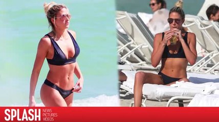 L'ancienne star de la WWE, Kelly Kelly, se relaxe à la plage avant de remonter sur le ring