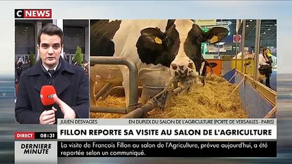 Download Video: François Fillon annule sa visite au salon de l'agriculture en dernière minute