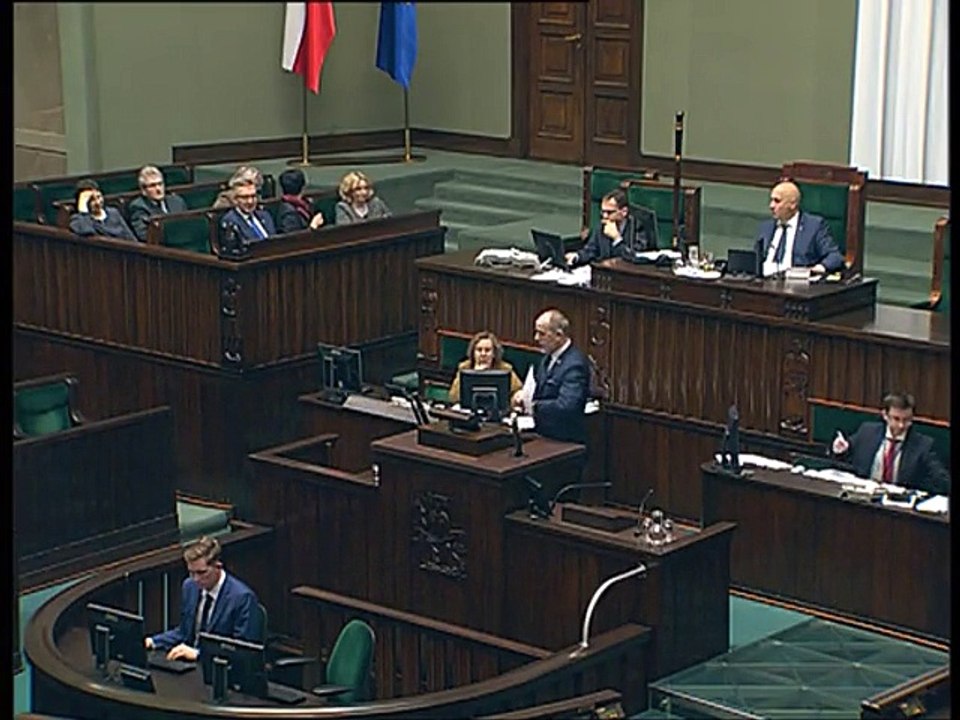 Poseł Jan Mosiński - Wystąpienie z dnia 23 lutego 2017 roku.
