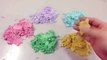 DIY How To Make Kinetic Sand Colors Slime Crab Beach Learn Colors Slime Clay Icecream Pu