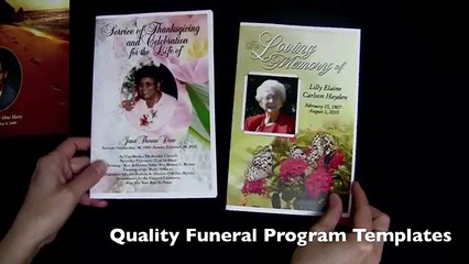 Letter Size Single Fold Programs