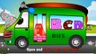 Wheels On The Bus | Nursery Rhymes Songs | Bus Song For Kids | ABC Wheels On The Bus Songs