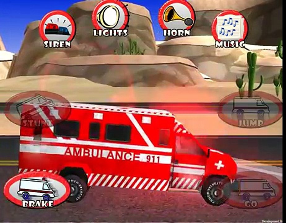 Ambulancia de Vídeo para los Niños | los Niños Camión de Vídeo de Bomberos y Rescate