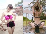 Chỉ sau vài năm, Hoàng Yến Chibi mặc bikini đi biển đã khác biệt đến bất ngờ