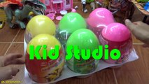 Dinosaurs surprise eggs 4k video Bóc trứng khủng long đồ chơi trẻ em Kid Studio-CHRJ