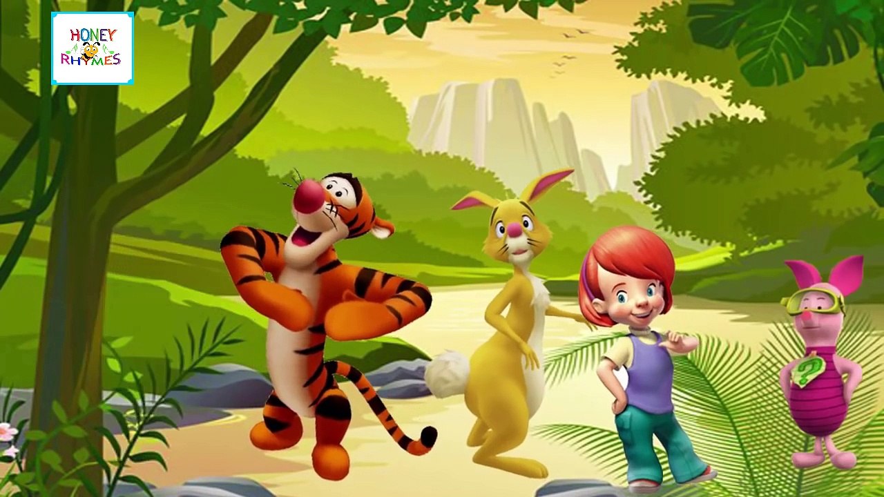 My Friends Tigger & Pooh Finger Family Songs For Children HD | Cartoon Animation Kids Nursery Rhymes