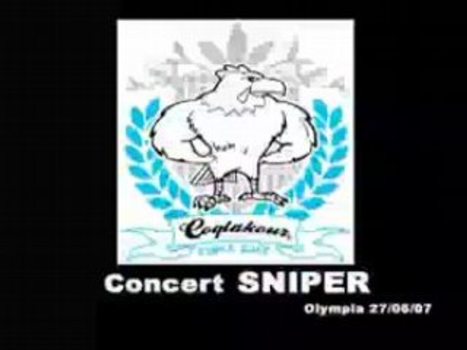 SNIPER EN CONCERT A L'OLYMPIA VUE PAR COQLAKOUR