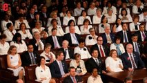 Les élues démocrates s'habillent en blanc et mettent Trump en garde