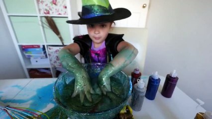 Halloween Glitter Slime Magic Potion and Surprise eggs--ul8nc