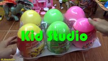 Dinosaurs surprise eggs 4k video Bóc trứng khủng long đồ chơi trẻ em Kid Studio-CHR