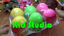 Dinosaurs surprise eggs 4k video Bóc trứng khủng long đồ chơi trẻ em Kid Studio-CH