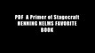 PDF  A Primer of Stagecraft HENNING NELMS FAVORITE BOOK