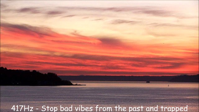 417Hz - Stop bad vibes from the past and trapped negative energy (music, vibration, noise, sound, frequency)