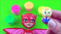 Learn Colors PJ Masks Owlette! Disney Jr, Kids Slime Surprise Toys, PJ Masks Heroes, Les Pyjamasques