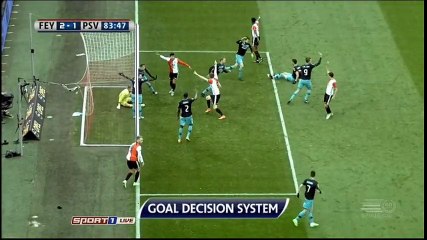 GOAL DECISION SYSTEM ⚽️ 1 MM! #Feyenoord - #PSV