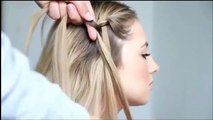 Guide to the waterfall hair plaited beginners
