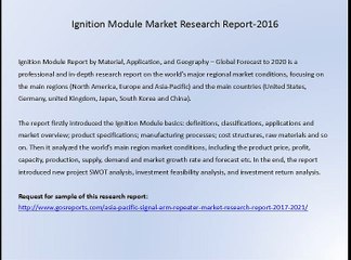 Ignition Module Market Research Report-2016