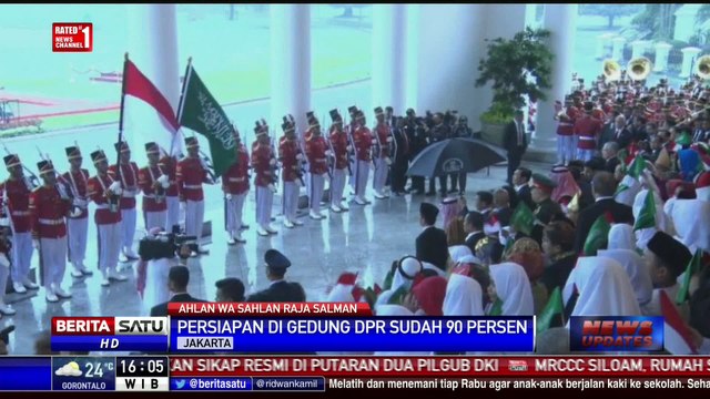 Persiapan DPR Sambut Raja Salman Sudah 90 Persen