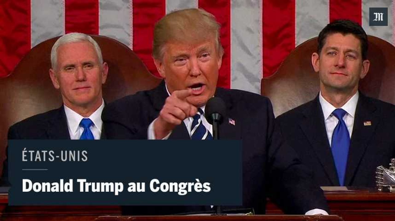 Donald Trump face au Congrès : que retenir de son allocution ?