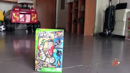 Teenage Mutant Ninja Turtles Mega Bloks Unboxing!TMNT Rocksteady Moto Attack &TMNT Movie Turtle Van-F6y