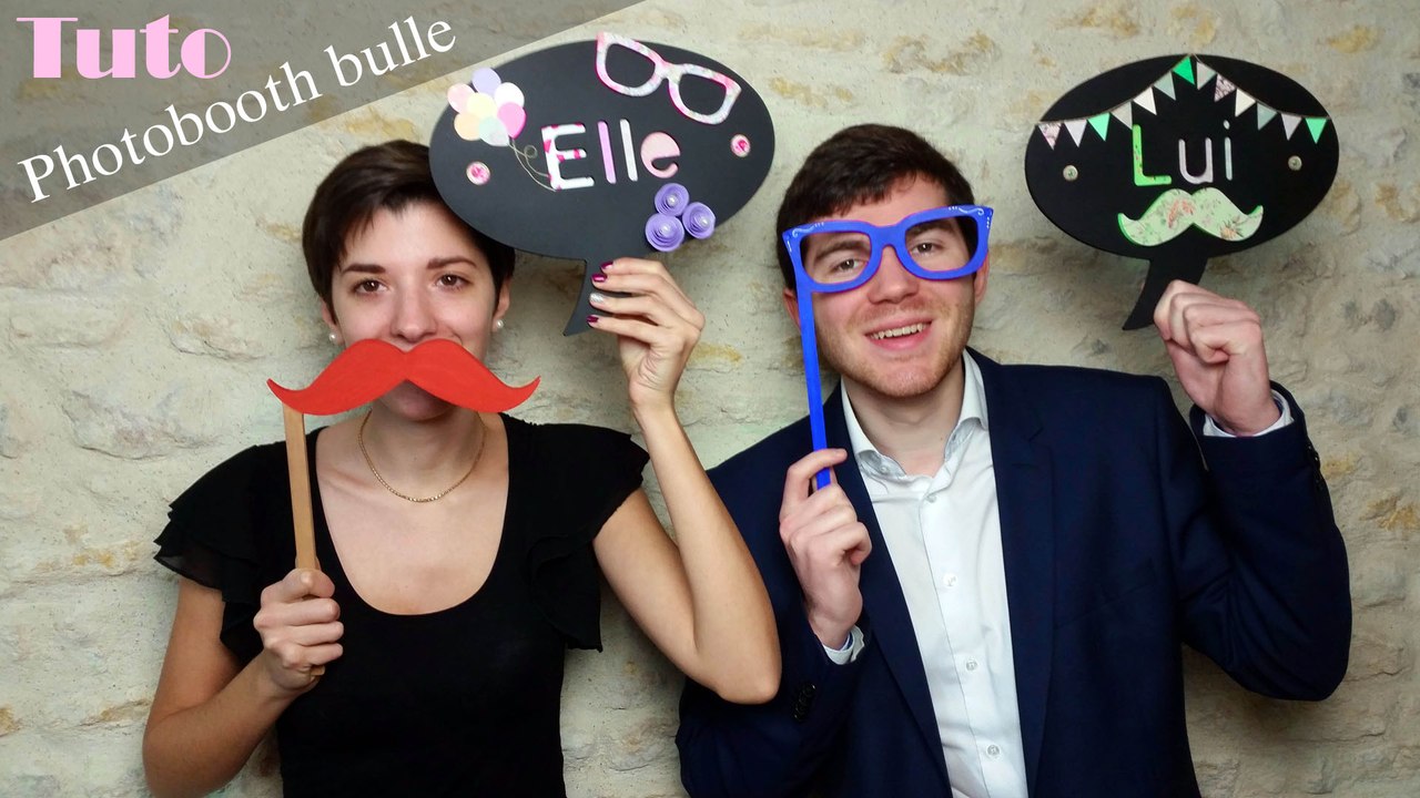 DIY - Tuto photobooth bulle en bois pour faire la fete ! Carnaval, party, soirées entre amis !