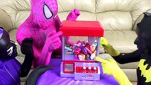 Человек-паук против Джокера сумасшедший ковер кататься Вт розовый Человек-паук бальзам для губ Бонанза смешные Супергерои