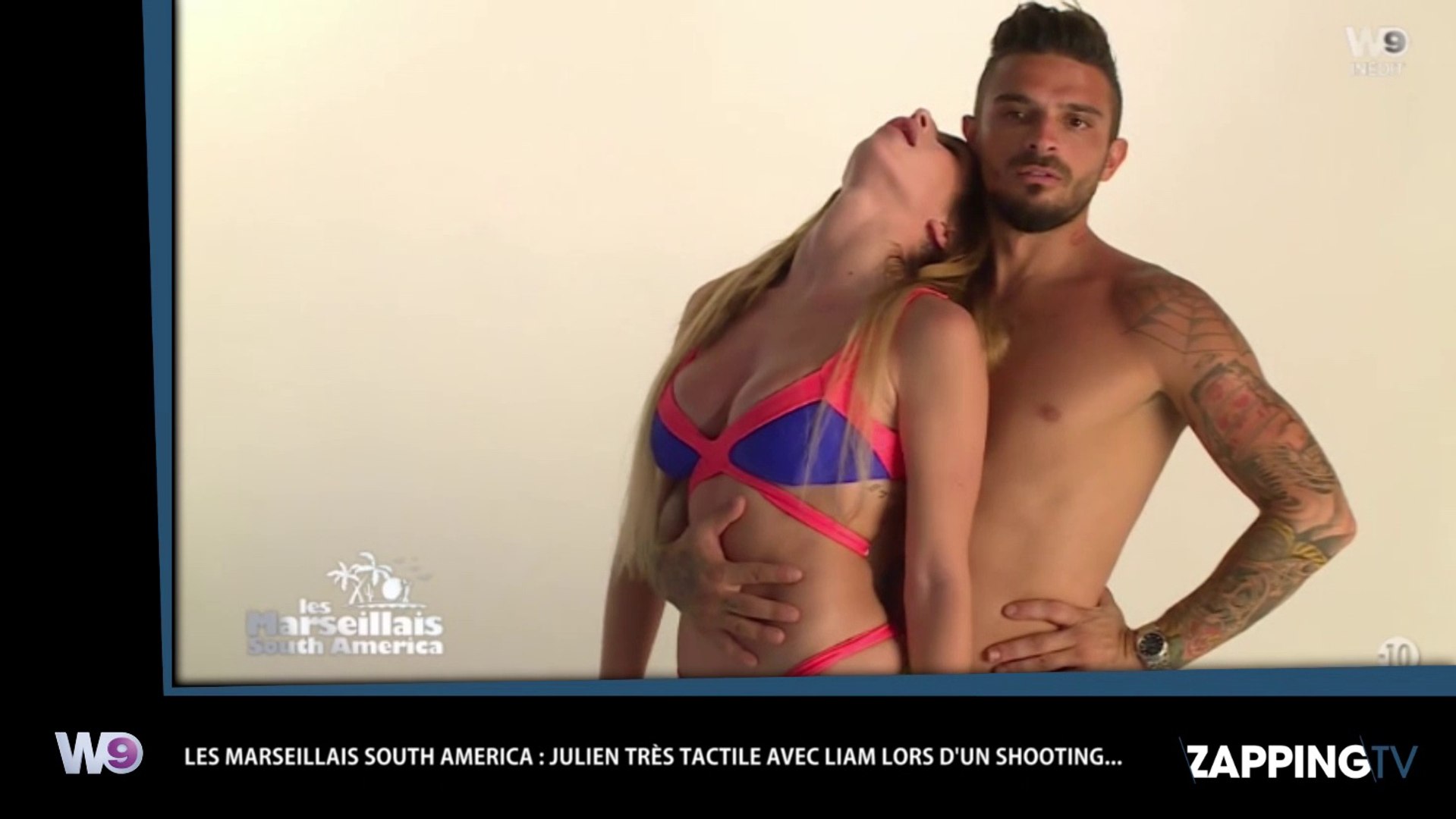 Julien Tanti Nu Dans Les Marseillais Les Marseillais South America : Julien Tanti très tactile avec Liam pendant  son shooting - Vidéo Dailymotion
