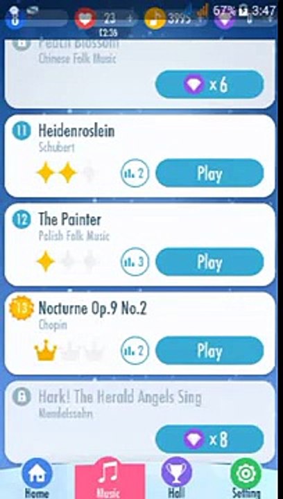 Piano Tiles 2 Heidenroslein Schubert Récord Mundial De Alta Puntuación 2616 Piano Azulejos 2 Canción 11
