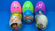 INTERESTING surprise eggs! Disney MINNIE Chupa Chups Peppa Pig Disney PLANES Kinder MINIONS eggs-FVhkwB