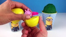 Peppa Pig and Minions Despicable Me Surprise Eggs and Minions Deck of Cards, Sponge Bob and George