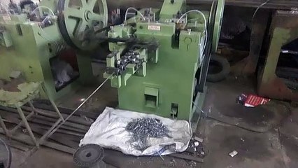 Wire Nail Machine Process