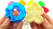 Fun & Creative for Kids with Play Doh Sea Shells & Cookie Cutters Peppa Pig Toy Inside EggVideos.com