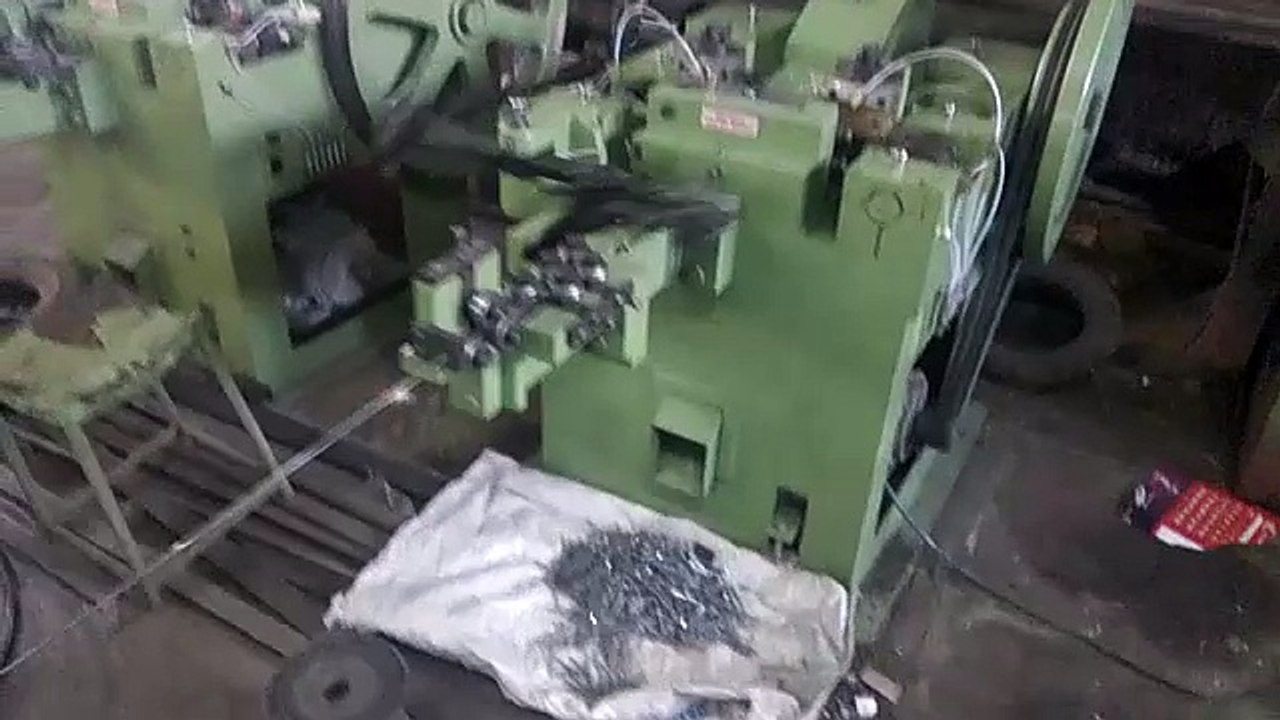 Wire Nail Making Machine Process