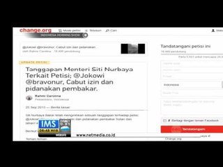 Keluhan Penanganan Kabut Asap - IMS