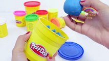 Color Parasaurolophus Play Doh Kids Toys | Fun Surprise Dinosaur Toys Play Doh Creation -