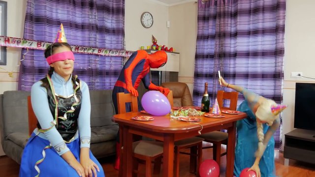 Замороженные elsa помада нападения W/ Человек-Паук Джокер Анна Халк Малефисента розовый Человек-паук удовольствие в