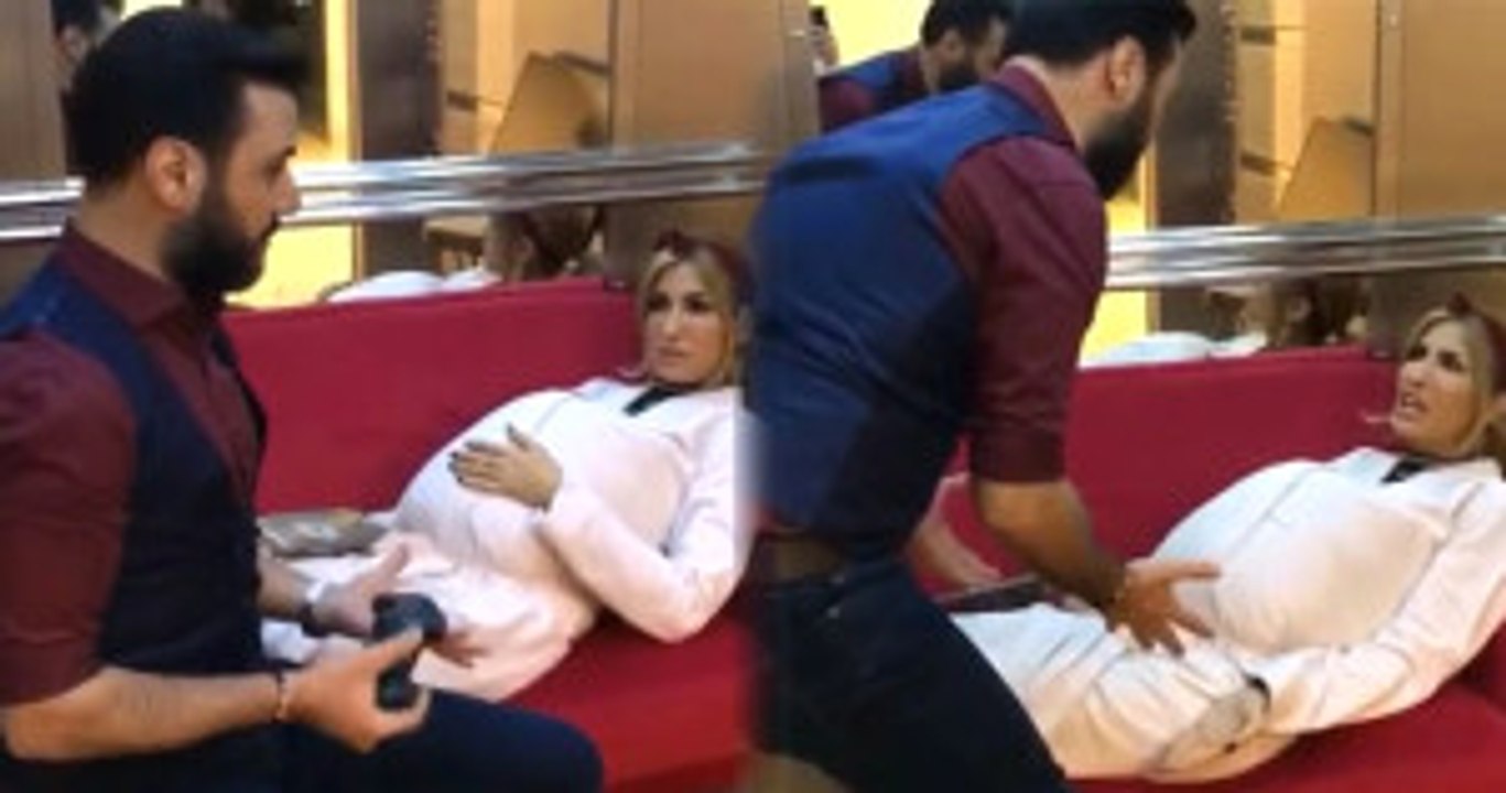 Çağla Şıkel, Alişan ile Birlikte Asansörde Hamilelik Provası Yaptı